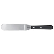 TRIANGLE Palet met knik RVS lemmet 15cm zwart handvat met twee nieten