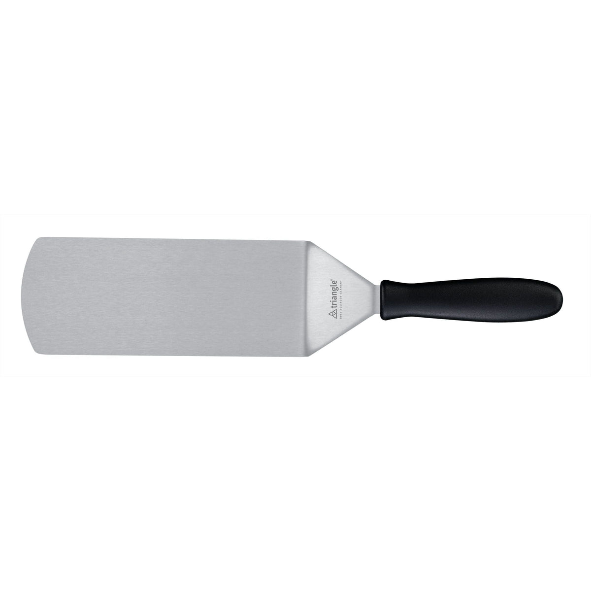 TRIANGLE Palet met knik RVS lemmet 20cm zwart kunststof PP handvat