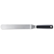 TRIANGLE RVS Palet- spatel met knik lemmet 25cm met ophangoog zwart kunststof PP heft