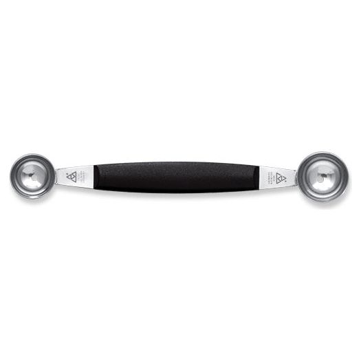 Pommes-Parisienne - meloen - appel - groente - boor/lepel Ø 22mm + 25mm zwart kunststof PP heft