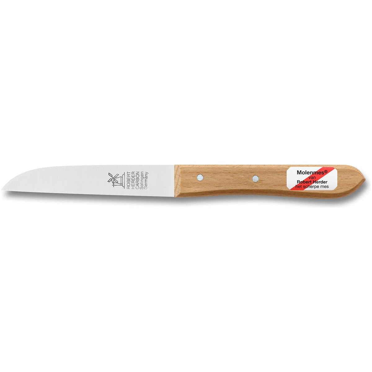 ROBERT HERDER 1403 Benelux schilmes 9cm Carbon lemmet lang Roodbeukhout heft