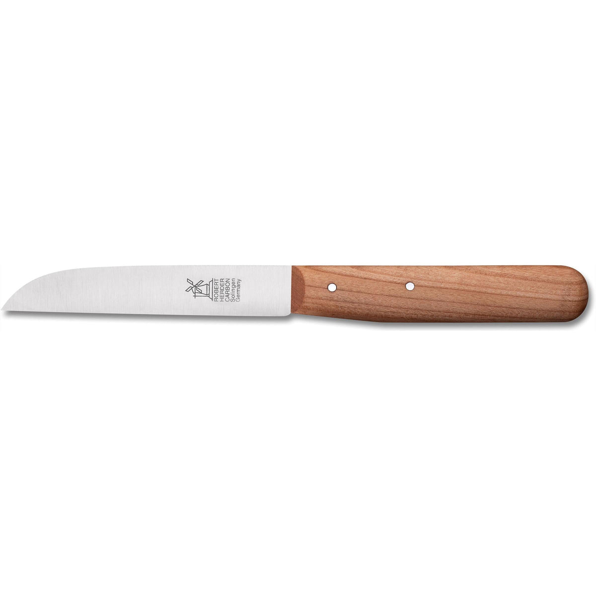 ROBERT HERDER 1402 Groente schilmes XL Carbon lemmet 10cm Kersenhout heft