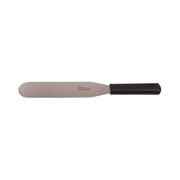 SOLEA spatel- palet- taart- cake mes RVS 20cm recht lemmet met zwart kunststof PP heft