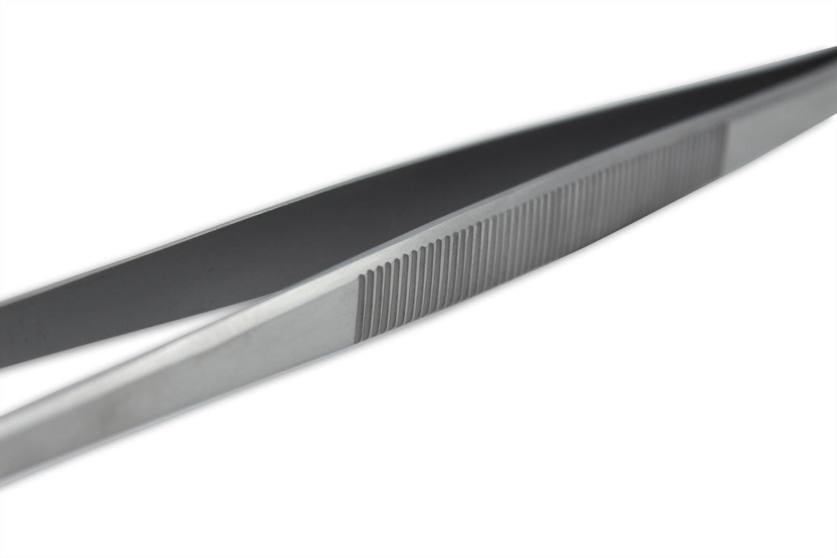 SOLEA roestvrijstalen vis- vlees- BBQ- keuken pincet lengte 30 cm