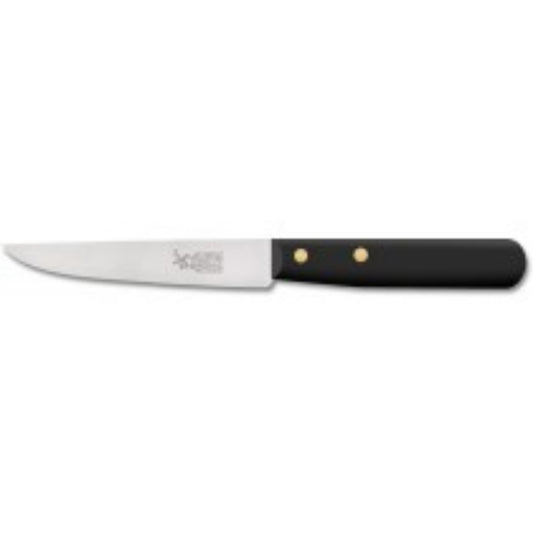 ROBERT HERDER BBQ - Steakmes met RVS 11cm lemmet en zwart POM heft