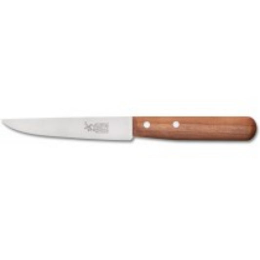 ROBERT HERDER Buckels- Steakmes 11cm rvs lemmet met  gladde snede en FSC kersenhout heft