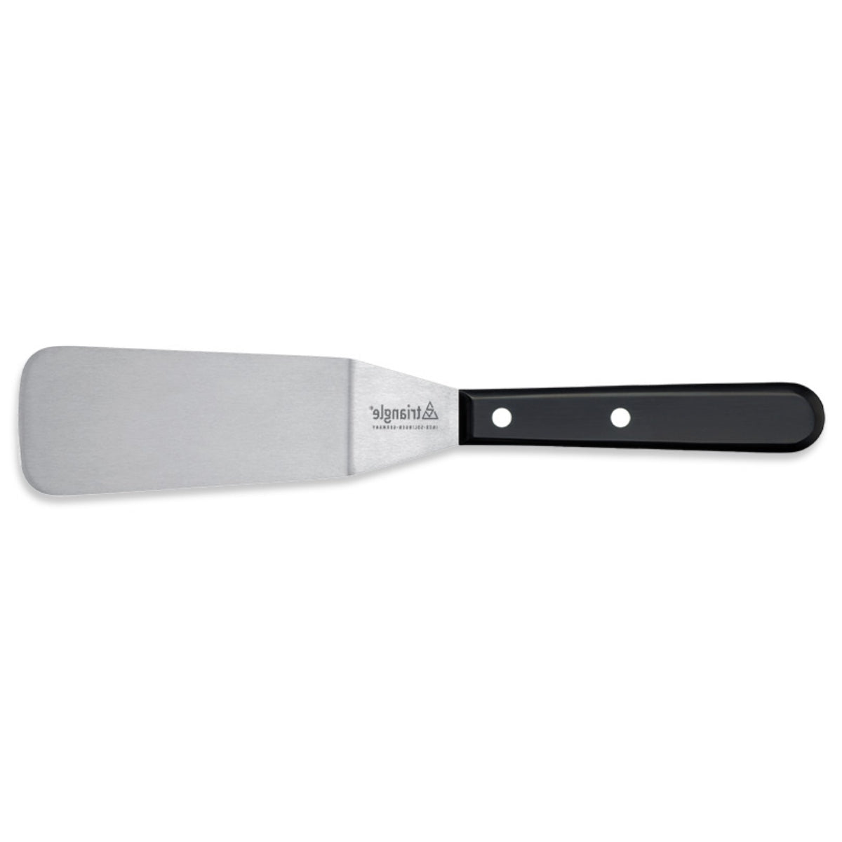 TRIANGLE Palet - spatel RVS knik lemmet 12cm zwart ABS kunststof heft