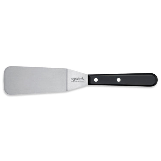 TRIANGLE Palet - spatel RVS knik lemmet 12cm zwart ABS kunststof heft