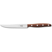 Steakmes Chroom Vanadium staal 13,5cm lemmet fijne kartel pruimenhouten heft