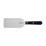 Spatel breed gepolijst lemmet 14cm zwart ABS heft