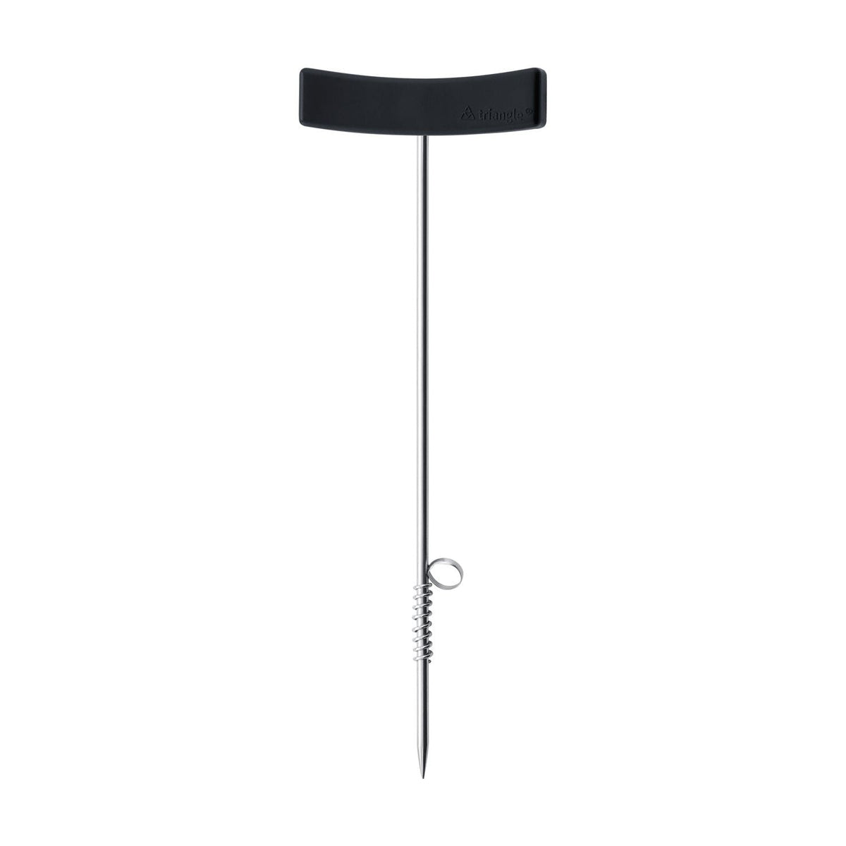 TRIANGLE Essential RVS Deco-spiraal met zwart handvat set 3 delig