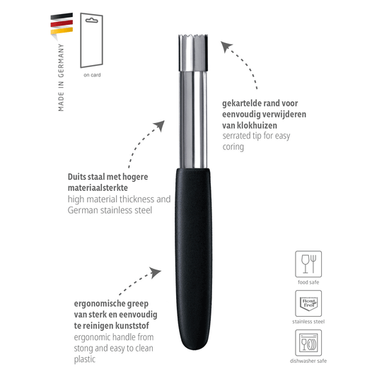 Triangle Professional Appelboor 16 Ø mm RVS 17,8 cm op ZB kaart