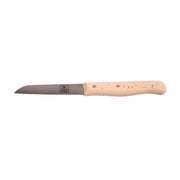 W-SELECTED 2 stuks, aardappel- fruit- schil- mes carbonstaal lemmet FSC beukenhout heft