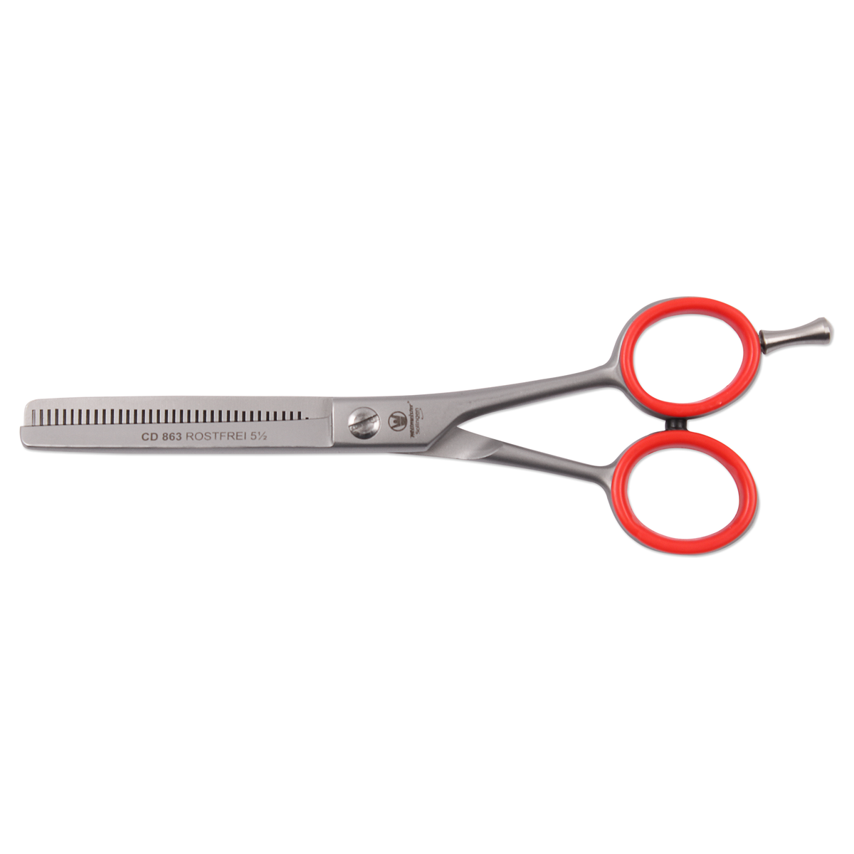 Coupeschaar - Kappersschaar RVS  met pinksteun 14 cm