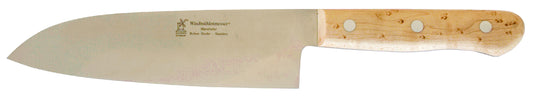 ROBERT HERDER Lignum 3 Santoku - koksmes RVS lemmet 17cm met FSC ahornhouten heft