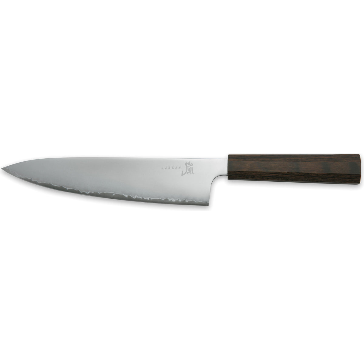 Yaxell HANA Koksmes 20 cm 3 laags roestvrijstaal met donkerbruin pakkawood heft
