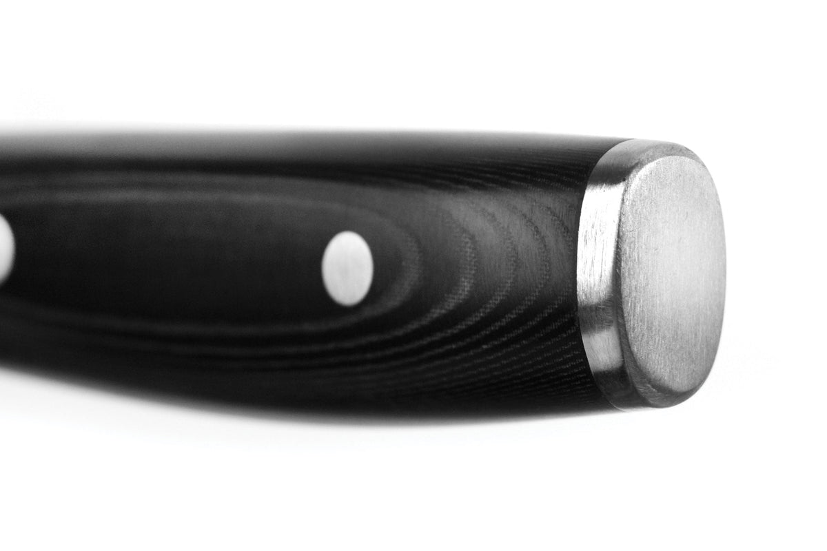 Yaxell Ran Chinees Koksmes 18 cm 69 laags roestvrij damast staal met canvas-micarta heft