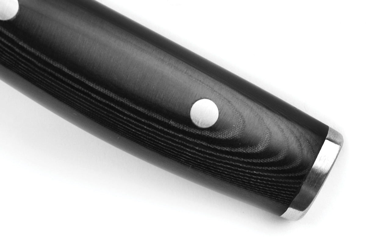 Fileermes RAN flexibel 23cm 69 VG-10 damaststaal zwart canvas-micarta heft