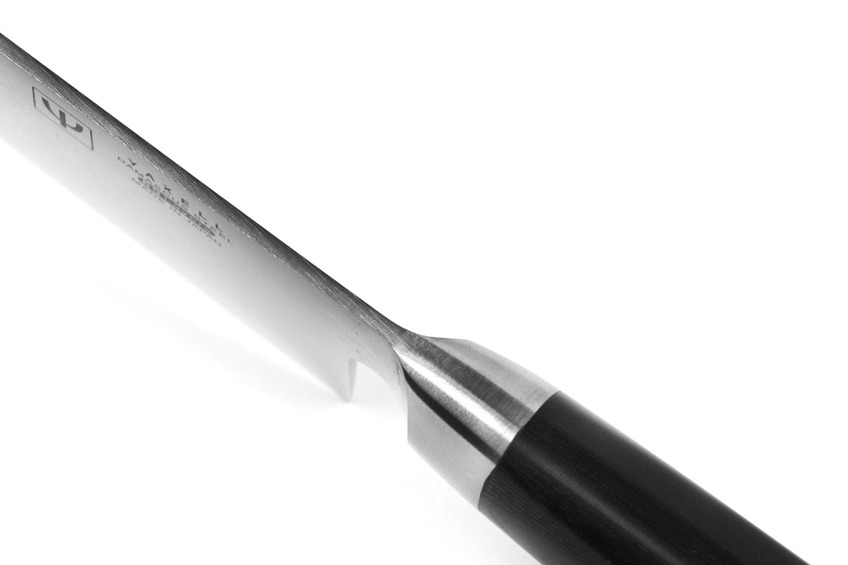 Fileermes RAN Sushimes 25,5 cm 69 laags damaststaal met canvas-micarta heft