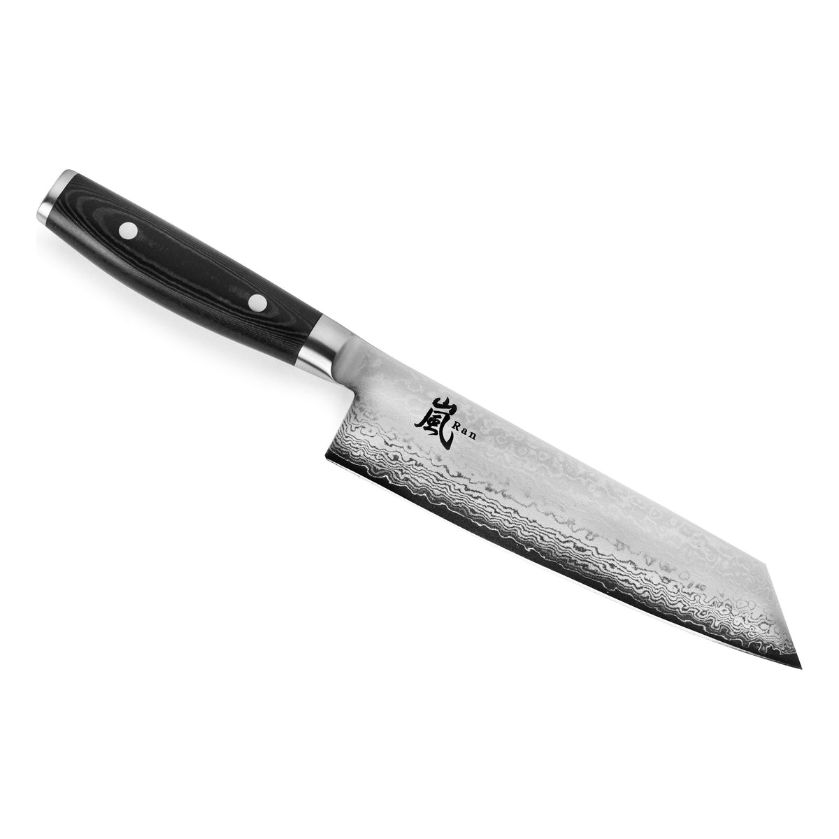 YAXELL RAN Kiritsuke 20 cm 69 laags roestvrij damast staal met canvas-micarta heft