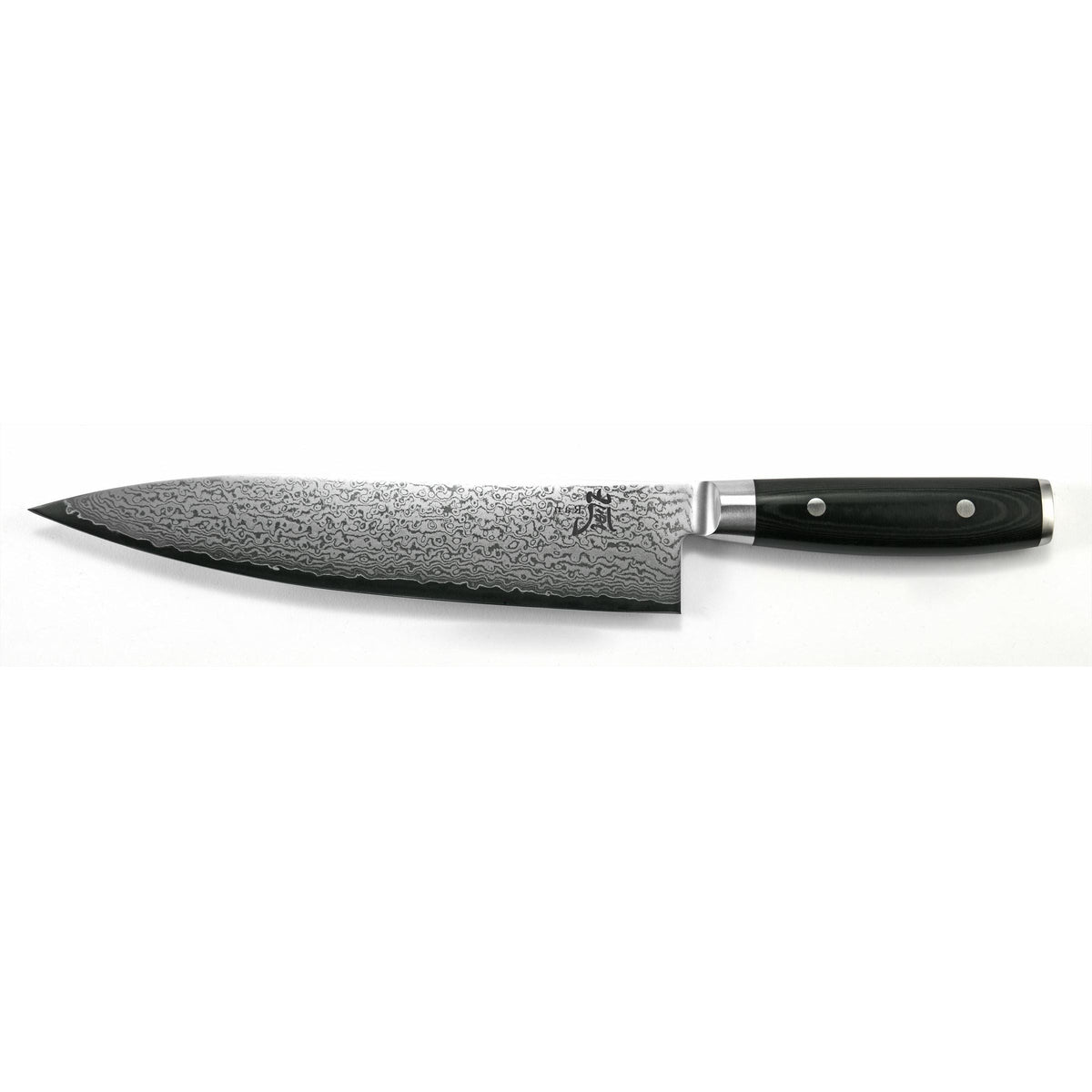 Yaxell Ran Koksmes 24 cm 69 laags roestvrij damast staal met canvas-micarta heft