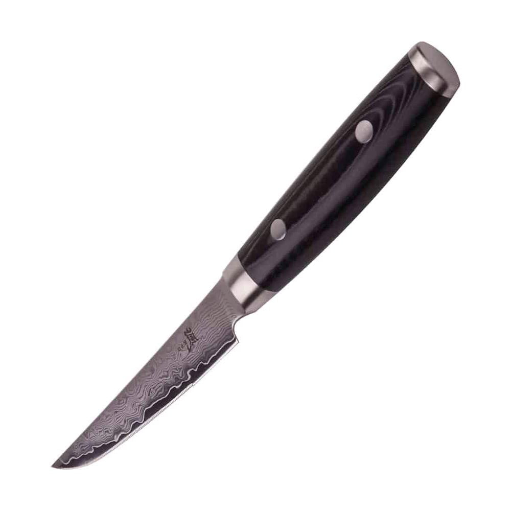 Yaxell Ran Steakmes 11 cm 69 laags roestvrij damast staal met canvas-micarta heft