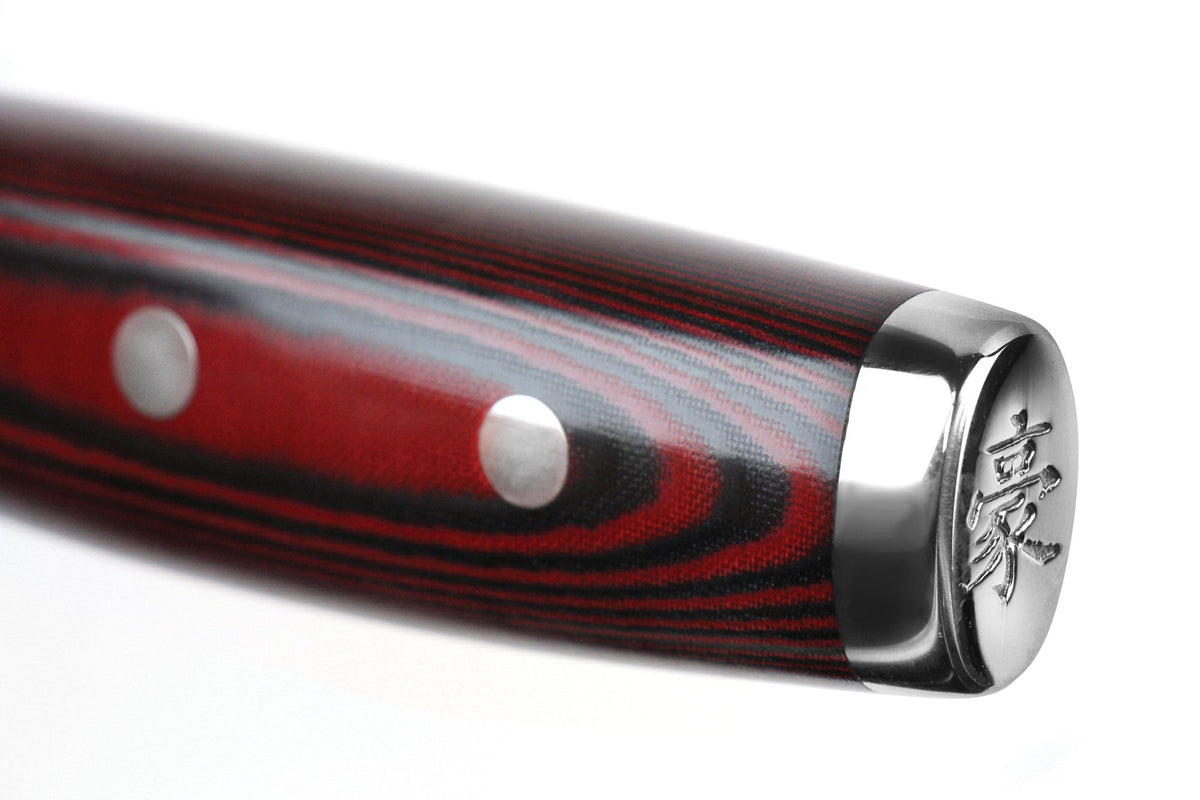 Yaxell Super Gou Office- petty- schilmes 8 cm 161 laags roestvrij damast staal micarta heft