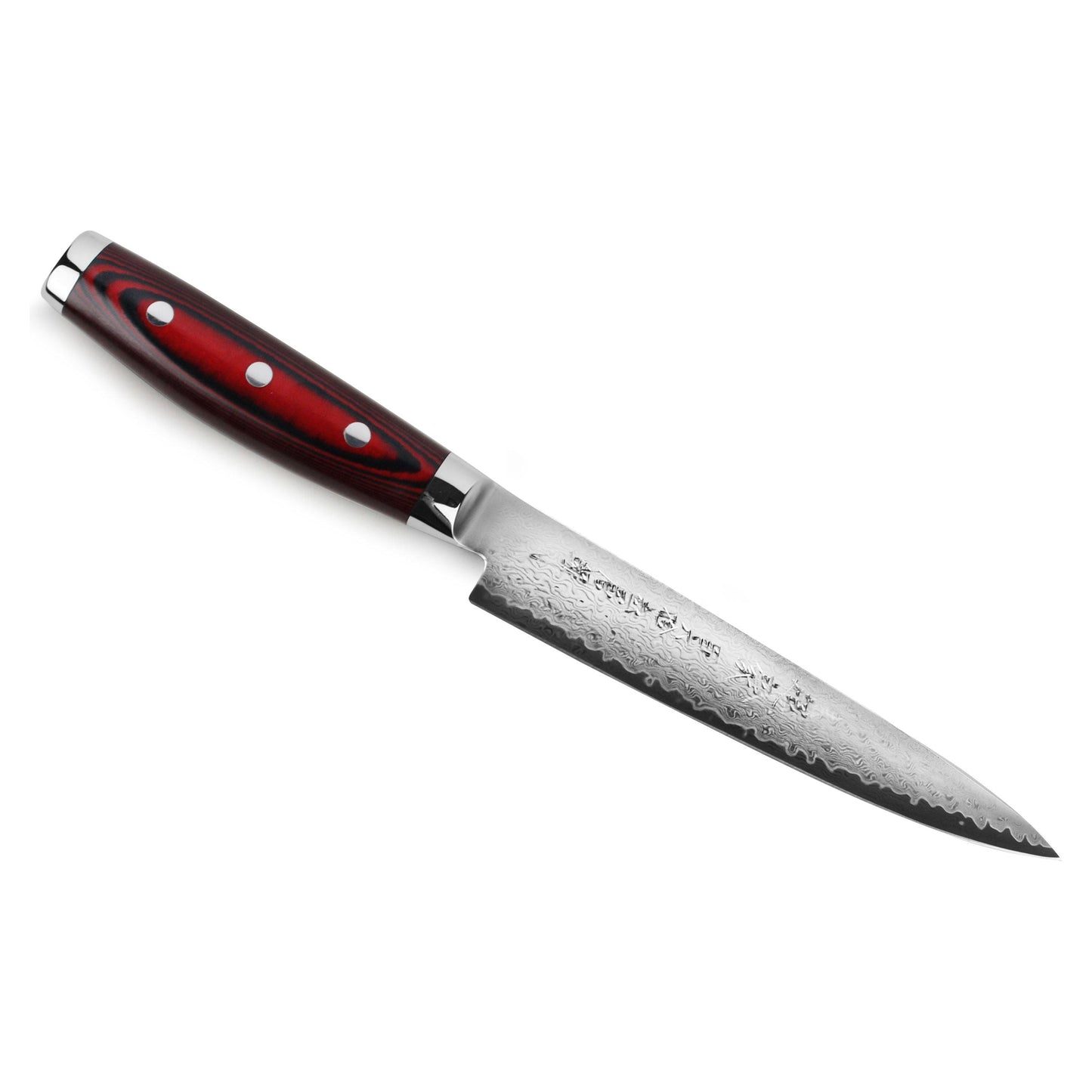 Yaxell Super Gou Vleesmes 18 cm 161 laags roestvrij damast staal met canvas-micarta heft