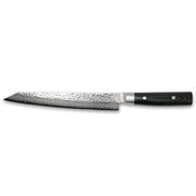 Fileermes ZEN Sushimes 23 cm 37 laags damaststaal met canvas-micarta heft