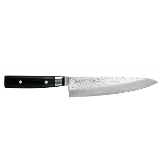 Yaxell Zen Koksmes 20 cm 37 laags roestvrij damast staal met canvas-micarta heft