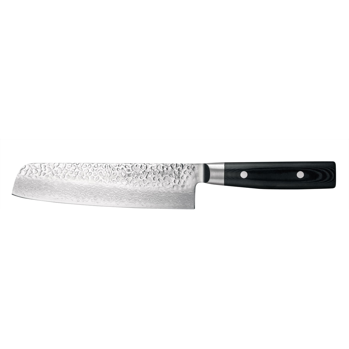 Yaxell Zen Nakiri Koksmes 16,5 cm 37 laags roestvrij damast staal met canvas-micarta heft