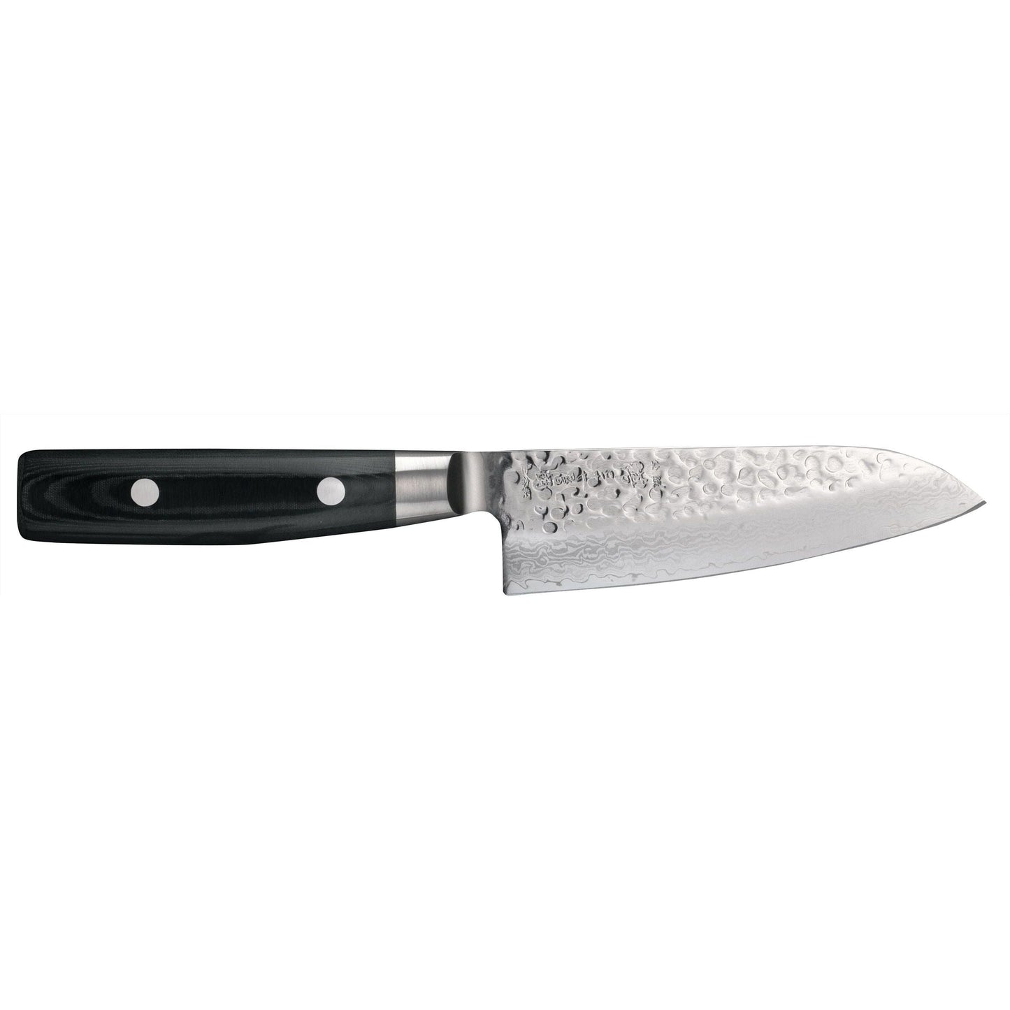 Yaxell Zen Santoku Koksmes 12,5 cm 37 laags roestvrij damast staal met canvas-micarta heft