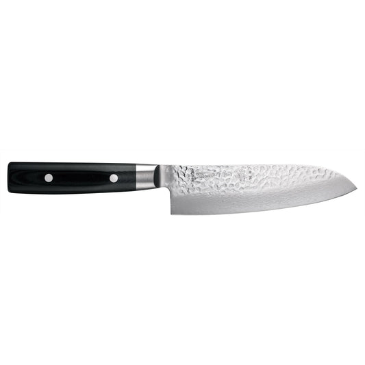 Yaxell Zen Santoku Koksmes 16,5 cm 37 laags roestvrij damast staal met canvas-micarta heft