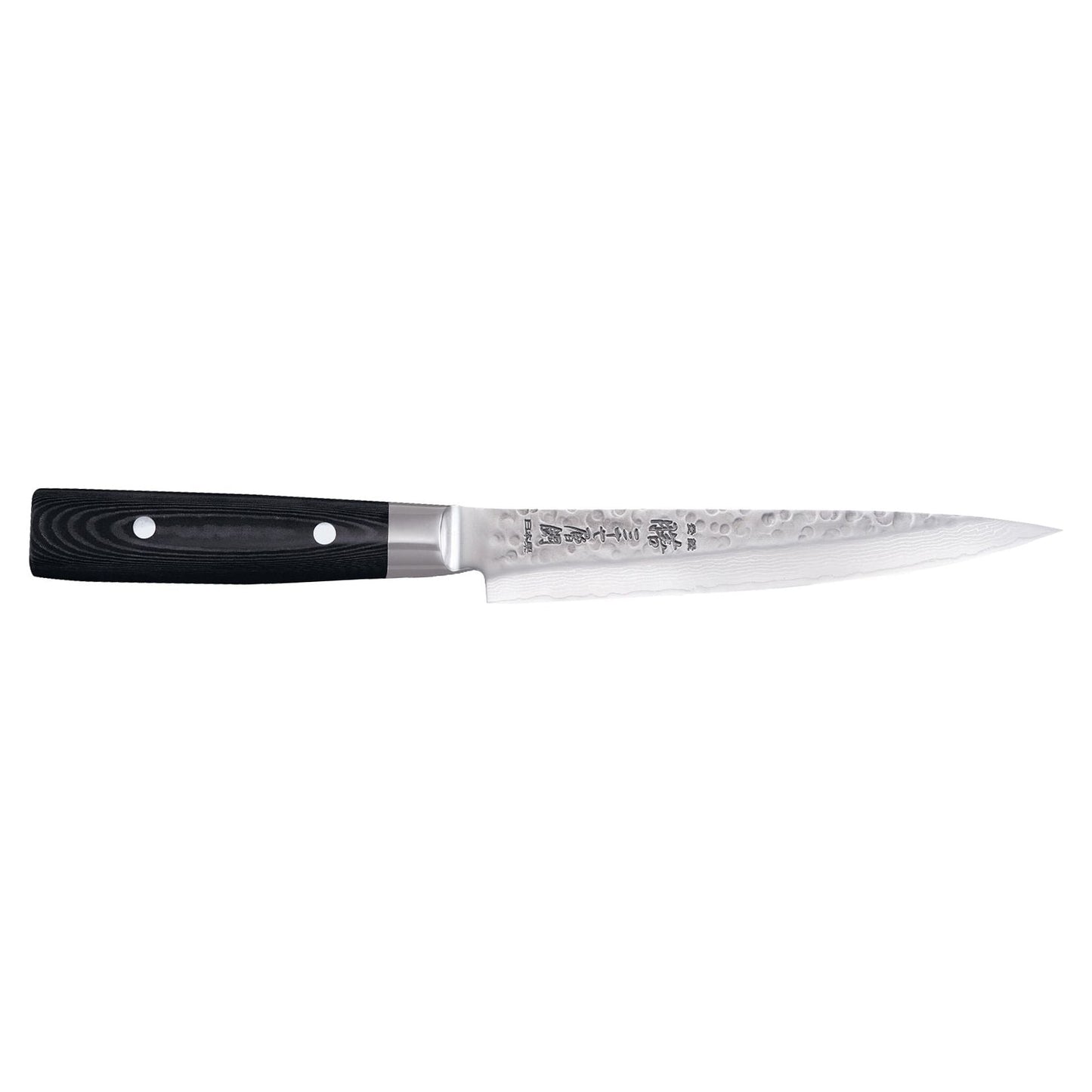 Yaxell Zen Vleesmes 18 cm 37 laags roestvrij damast staal met canvas-micarta heft