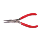 Zalm/Visgratentang RVS met rechte bek zonder ribbels lengte 13cm rood heft